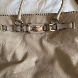 Michael Kors Taupe Leather Tote